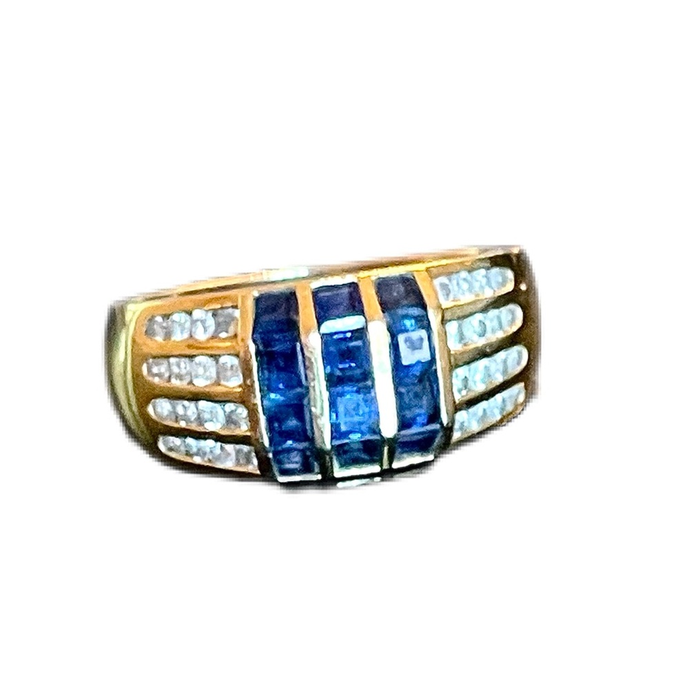 Tanzanite & diamond ring